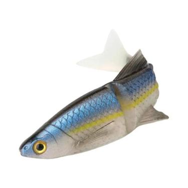 Imagem de Isca Artificial 3D Sinking Baitfish Articulada De Silicone Macio 8cm 9