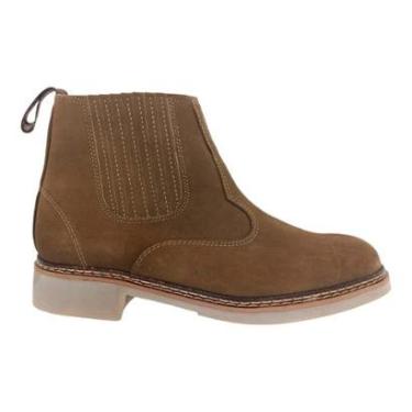 Imagem de Botina Masculina Oliveira Vira Comum Couro Sapatao-Masculino