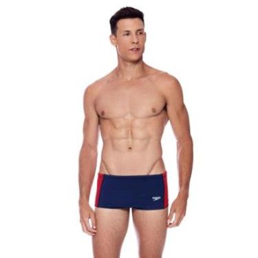 Imagem de Sunga Tradicional com Recorte Lateral - AZUL COBALTO-Masculino