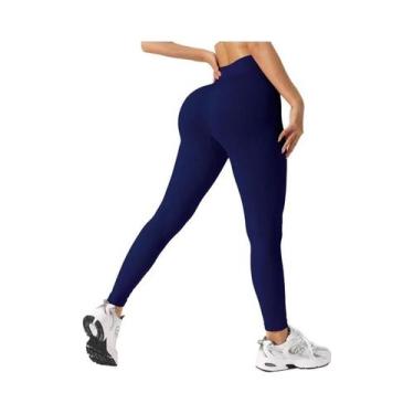 Imagem de Calças De Yoga Sem Costura Para Mulheres Com Controle De Barriga, Legg