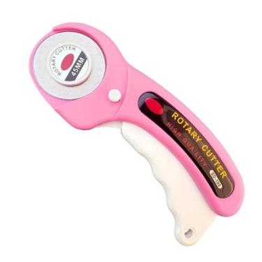 Imagem de Cortador Rotativo Rosa De 45mm Para Artesanato DIY, Costura, Quilting 
