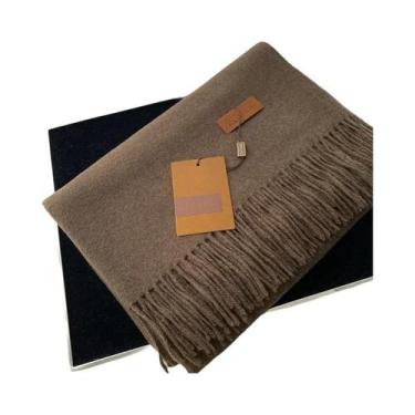 Imagem de Cachecol Feminino Grosso E Quente De Caxemira 2024, Xale Pashmina De C