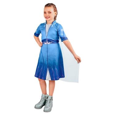 Imagem de Fantasia Vestido Frozen 2 Elsa Infantil Pop 11487