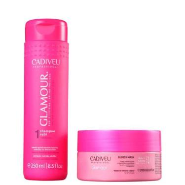 Imagem de Kit Cadiveu Professional Glamour Glossy Rubi Shampoo + Mascara