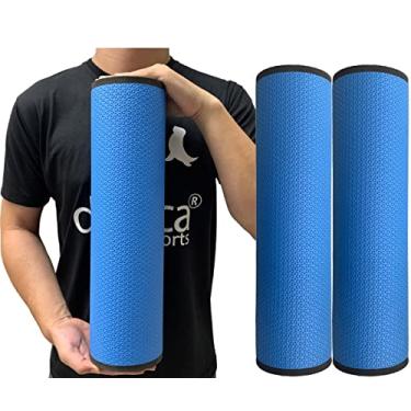 Imagem de Kit 2 Rolos de Massagem Liberação Miofascial 45x12cm DF1077 Azul Royal Dafoca Sports