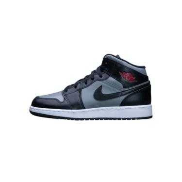 Imagem de Jordan 1 Mid Grade School Grey Shadow 554725-096 (554725-096, Numeric_6)