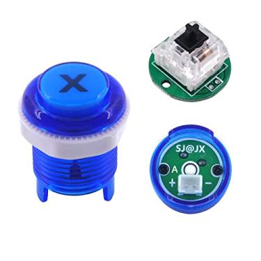 Imagem de SJ@JX Botão Arcade LED DIY Kit Controlador Teclado Mecânico Microswitch Botões