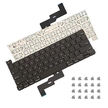 Imagem de Teclado (Inglês EUA) + kit de parafusos de substituição para teclado MacBook Pro 33.0 cm A2338 2020