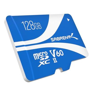 Imagem de SABRENT Cartão de memória Rocket V60 microSDXC | 128 GB, especificação V60, vídeo 8K, compatível com A1, UHS-II (SD-MT60-128GB)