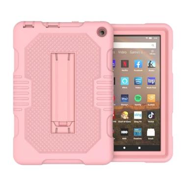 Imagem de Capa protetora para tablet Amazon Fire HD 8 HD8 Plus 2020 10ª geração com cores de sucesso Funda para Kindle Fire HD 8 2020 capas de 8 polegadas (ouro rosa, para Fire HD8 Plus 2020)