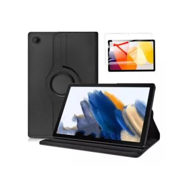 Imagem de Capa Giratória + Película De Vidro Para Tablet Galaxy A9 8.7 Polegadas