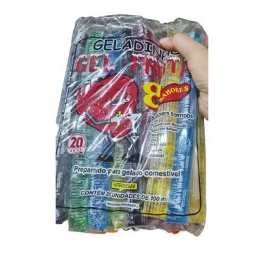 Imagem de Geladão gel fruta c/  40 unidades de 100 ml vários sabores