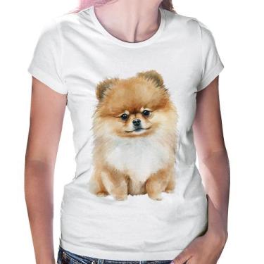 Imagem de Baby Look Cachorro Spitz Alemão Lulu da pomerânia - Foca na Moda, Bran