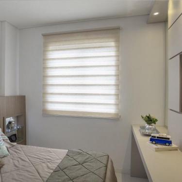 Imagem de Persiana Rolo Dupla (1,60Lar. x 1,50Alt.) Double Vision Tecido Translu