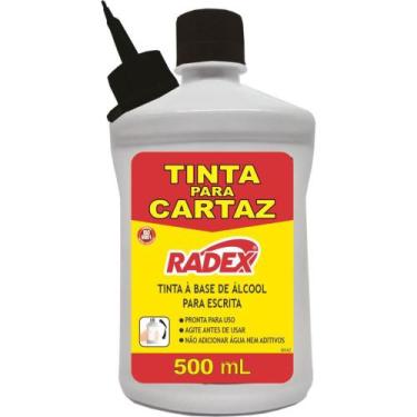 Imagem de Tinta para Marcador Permanente Refil 500ML - Preto - Radex