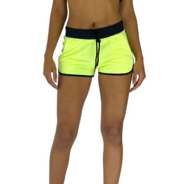 Imagem de Shortinho Feminino MXD Conceito Amarelo Fluorescente, Feminino, Verde 