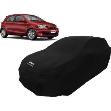Imagem de Capa Para Cobrir Carro Toyota Etios Hatch Automotiva - Mz, Preta