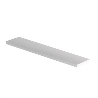 Imagem de Prateleira Suspensa Simples Reta Sala Quarto Mdf - Deliquadros, Branco