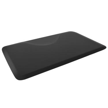 Imagem de Artist hand Tapete para cadeira de barbeiro de 0,9 m x 1,5 m, tapete antifadiga, conforto e suporte de barbeiro - antiderrapante, durável - retângulo preto - 2,8 cm de espessura