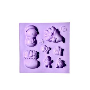 Imagem de Confeitaria dos moldes, F1804 MOLDE DE SILICONE NATAL CONFEITARIA BISCUIT