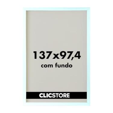 Imagem de Moldura Panorâmica 97,4x137,2 Quebra Cabeça Grow Puzzle 4000 peças sem Vidro Decoração Personalizada Parede Sala (Branco)