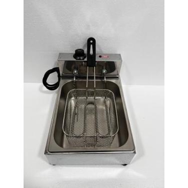 Imagem de Fritadeira Elétrica industrial 1 cuba 5 litros Profissional - Or inox 