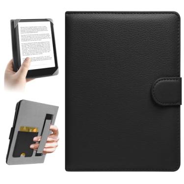 Imagem de HoYiXi Capa universal para leitor de e-book de 6 a 6,8 polegadas compatível com Kindle Paperwhite/15.2 cm Novo Kindle 2022 e 2019/Kobo Clara HD/Kobo Clara 2E, 15.2 cm EReader capa protetora bolso