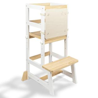 Imagem de Torre de Apoio para Crianças WOOD CITY - Espeguiçadeira de Cozinha em 