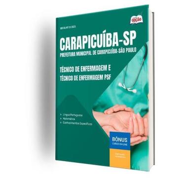 Imagem de Apostila Prefeitura de Carapicuíba - SP  - Técnico de Enfermagem e Téc