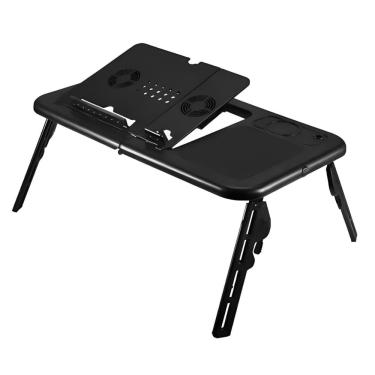 Imagem de Mesa Suporte Articulada Dobravel p/ Notebook Com Cooler Sofa Cama