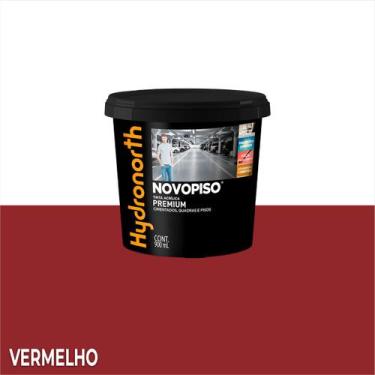 Imagem de Tinta Acrílica Novopiso 900 ML Hydronorth - Cores, Vermelho