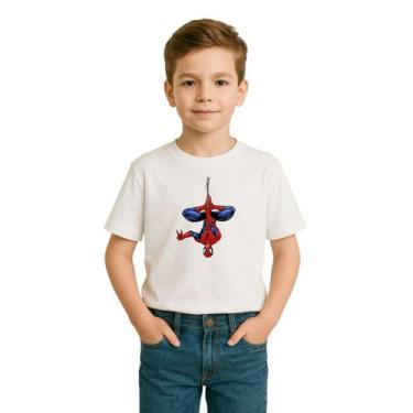 Imagem de Camiseta Infantil Menino Homem Aranha Super Herois Algodao - delite, B