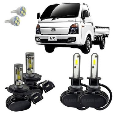 Imagem de Kit Ultra Led Farol Alto Baixo Milha Hyundai HR 2005 A 2016 - Autovex