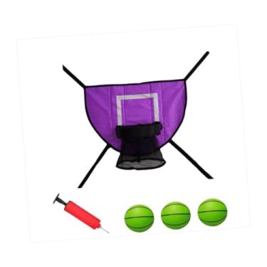 Imagem de menolana Conjunto de acessórios para cesta de basquete e trampolim, gol de basquete, brinquedo esportivo, acessórios para trampolim para adultos, Basquete Verde