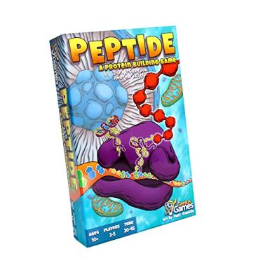 Imagem de Genius Games Peptide: A Protein Building Game | A Strategy Card Game with Accurate Science for Gamers and Teachers | Teaches Amino Acids, mRNA, Organelles