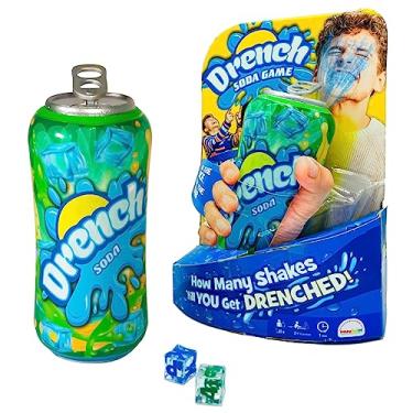 Imagem de MUKIKIM Drench Soda Game - Family & Party Interactive Game of Chance. Roll Dice, Shake Can & Pull The Tab! The Last Person to Stay Dry Wins!