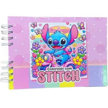 Imagem de Livro De Colorir Stitch Infantil Bobbie Goods 50Fl Capa Dura - Magalu 