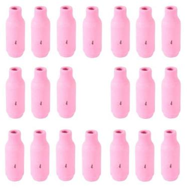 Imagem de Kit Bocal Cerâmico Para Tocha De Solda Tig 10n50 Nº4 - Pct C/ 20 - Gal