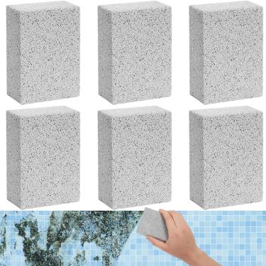 Imagem de TAINAT Peças De Pedra-Pomes Para Piscina Limpeza Azulejos, Bloco Pedra, Esfregão Remover Manchas, Ferrugem, Cal Rejunte Azulejos Piscina/Spa E Concreto
