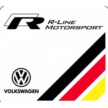 Imagem de Adesivo Volkswagen R-Line Motorsport Resinado Res16