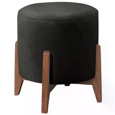 Imagem de Puf Puff Para Sala Lhor Corano Preto Rm Preto