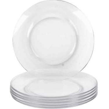 Imagem de Conjunto de 24 Pratos de Vidro Raso 23cm Astral Duralex - NADIR