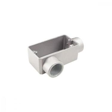 Imagem de Condulete fixo 1.1/2" tipo "LR" - com tampa / sem rosca / sem pintura 