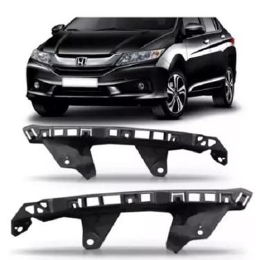 Imagem de Par Suporte Guia Apoio Farol Honda City