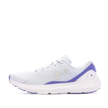 Imagem de Under Armour Surge 3 – Tênis de corrida masculino, (400) Azul Oxford/Branco/Iridescente, 5.5 Big Kid