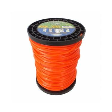 Imagem de Fio De Nylon Rolo 2Kg 226 Metros Quadrado 3Mm Laranja Spin - Spinner
