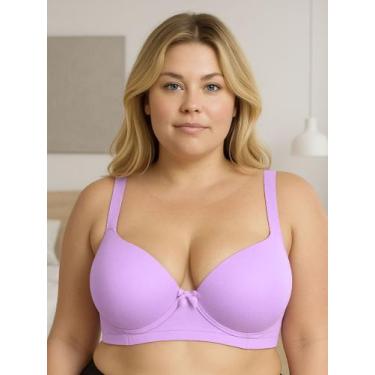 Imagem de Sutiã Plus Size Básico Lateral Grande Soutien Reforçado Bojão Alça Lar