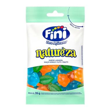 Imagem de Bala de Gelatina Fini Zero Açúcares Natureza 30g