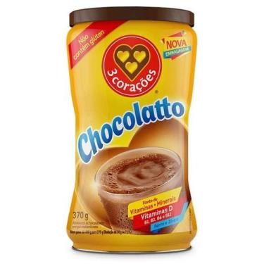 Imagem de Achocolatado Chocolatto 3 Corações 370g