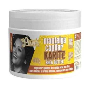 Imagem de Mascara Soul Power Manteiga Capilar Karité Shea Butter Vegano Ondulado